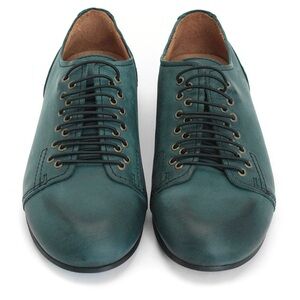 John Fluevog Miguel Teal shoes m 7/ w 9.  Fit small.